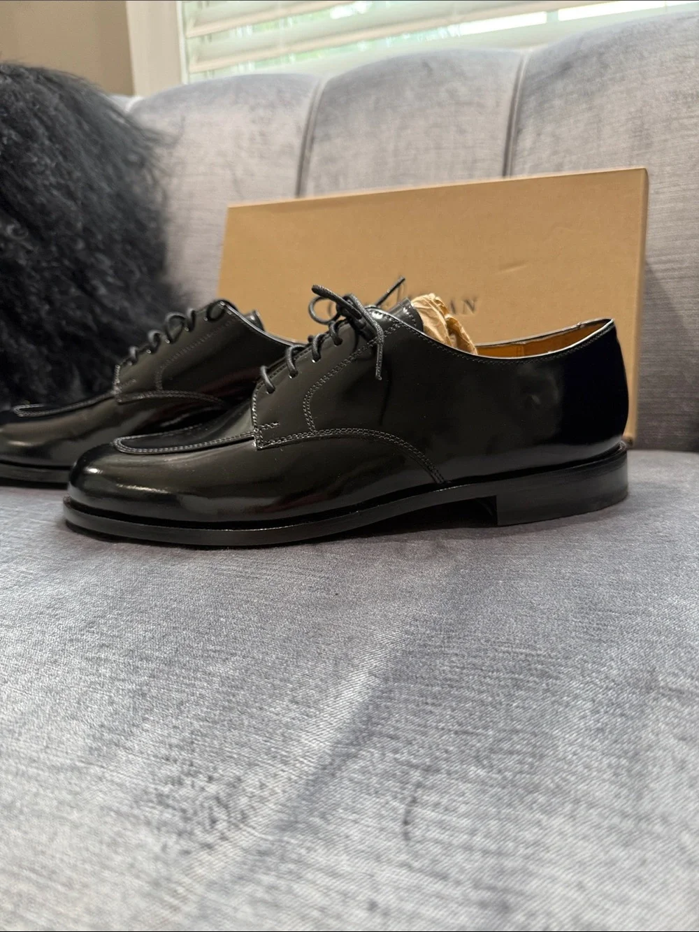 Cole Haan polished black